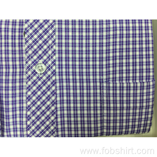 Formal Yarn Dyed Shirts Yarn Dyed Plaid Business Shirt Supplier